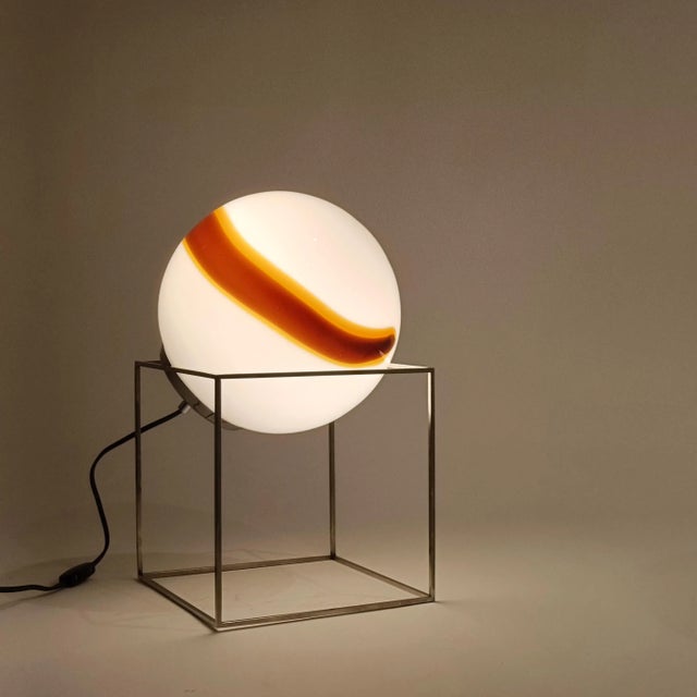 Sculptural Murano Glass Table or Floor Lamp from Venini, 1970s For Sale - Image 6 of 16