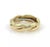 David Webb Braided 18k Two Tone Gold Band Ring, Size 6 For Sale - Image 4 of 4