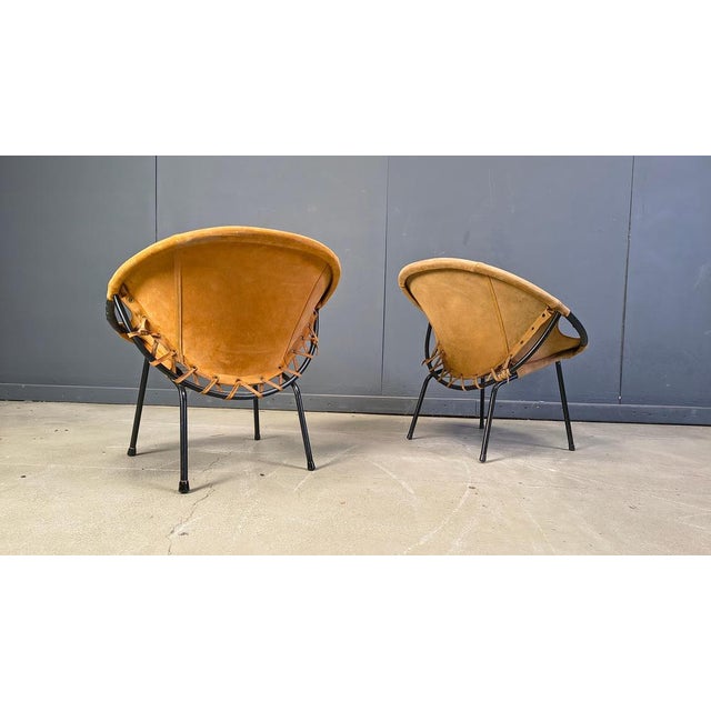 Vintage Balloon Chairs by Lush & Co, 1960s, Set of 4 For Sale - Image 9 of 18