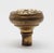 Traditional Vintage Tulip Brass Door Knob For Sale - Image 3 of 4