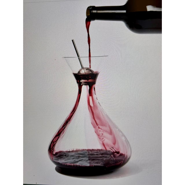 l'Atelier Du Vin Open Cristal Developer Soufflée Bouche Decanter and Aroma Developer For Sale In Raleigh - Image 6 of 9