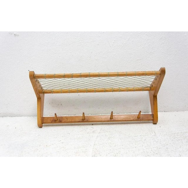 Mid-Century Modern Mid-Century Czechoslovakian Wall Shelf from Jizba, 1960s For Sale - Image 3 of 13
