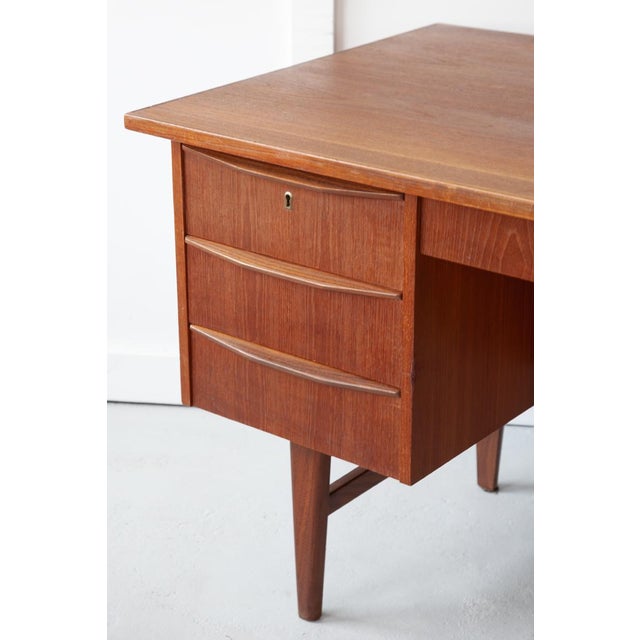 Mid-Century Modern Mid-Century Danish Teak Desk, 1960s For Sale - Image 3 of 10
