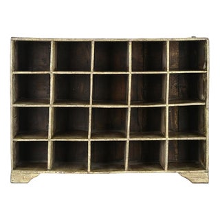 Workshop Furniture in Wood with 20 Compartments For Sale