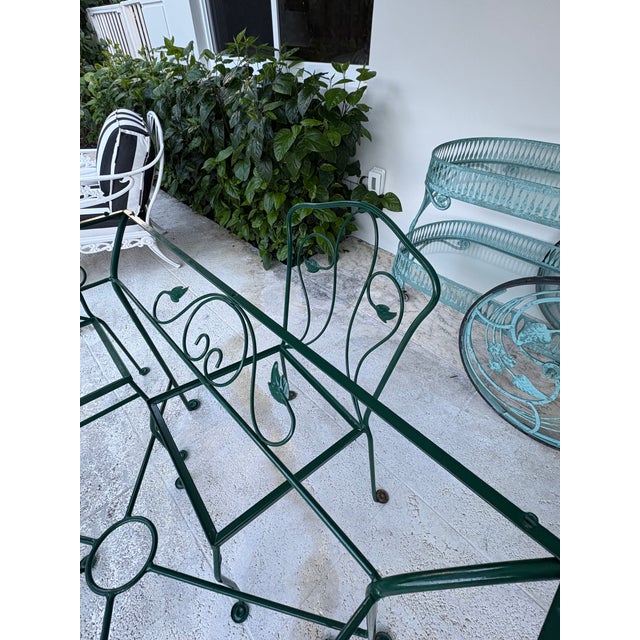 1960s Vintage Outdoor Patio New Powdercoating, 5 Pieces For Sale - Image 5 of 6