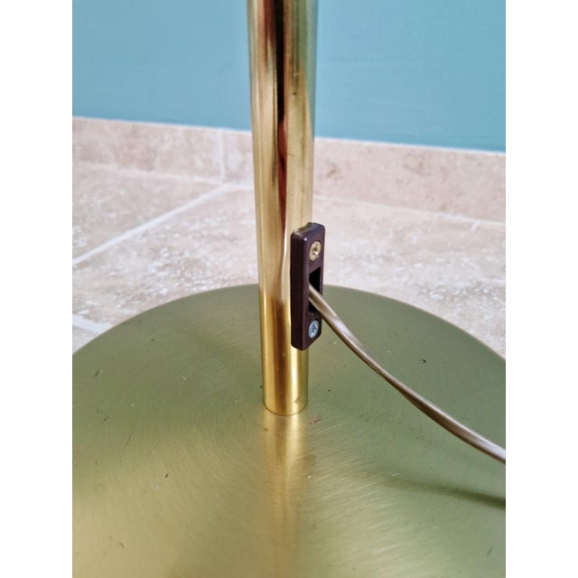 Hollywood Regency Articulated Brass Floor Lamp, 1970s For Sale - Image 10 of 16
