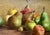 Still Life with Pears, Late 19th Century, Oil Painting For Sale - Image 3 of 12