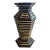 Very Large Mixed Wood Brass & Bone Handmade Vase For Sale
