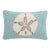 Sand Dollar Hook Pillow, 12" x 8" For Sale