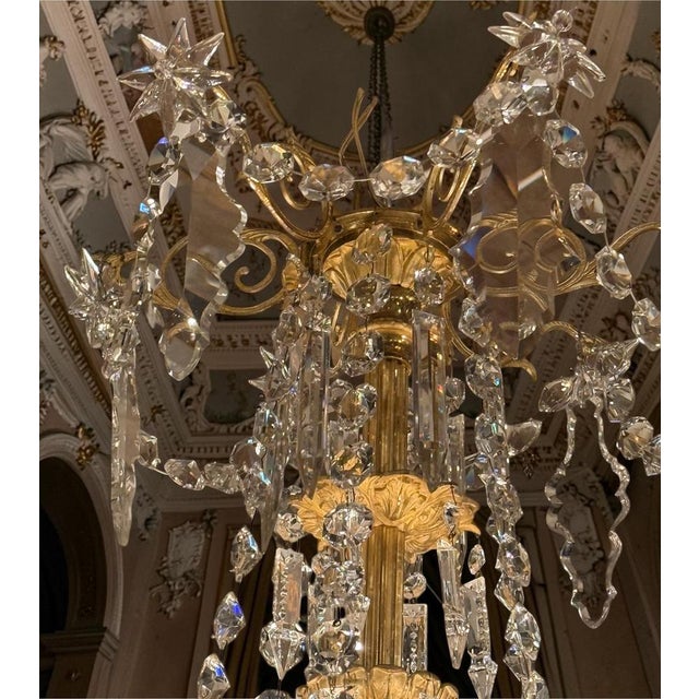 Antique French Chandelier, 1870 For Sale - Image 12 of 14