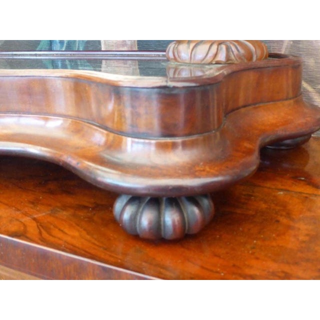 Antique George III Flame Mahogany Dressing Table Mirror, 1780 For Sale - Image 4 of 16