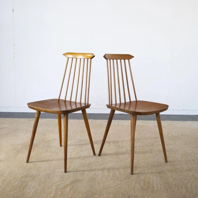 Dining Chairs in the style of Folke Pålsson, 1960s, Set of 6 For Sale - Image 9 of 13