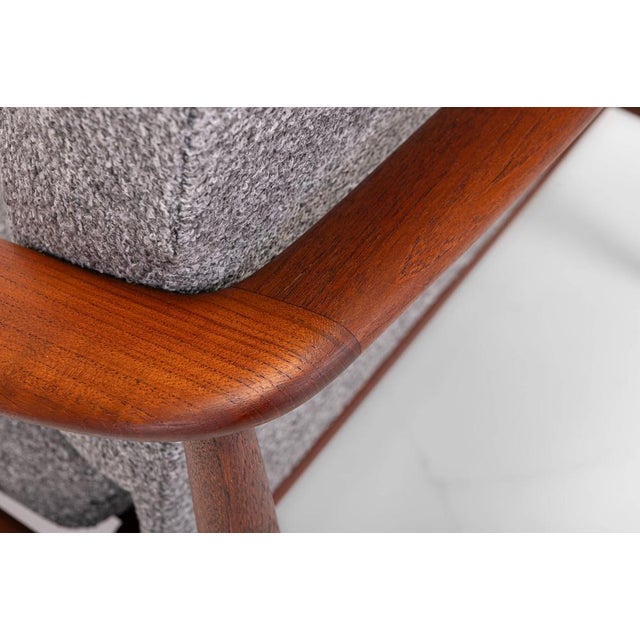 1960s Teak Easy Chair attributed to Carl Straub, 1960s For Sale - Image 5 of 10