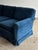 Blue 1970s Vintage Blue Corduroy Sofa With Rolled Arms For Sale - Image 8 of 18