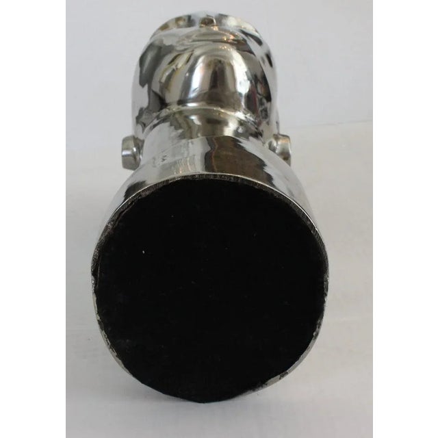 Franz Hagenaur Style Nickel Plated Bust For Sale - Image 10 of 13