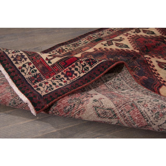 Vintage Persian Serab Rug, 3'3" X 10'8" For Sale In New York - Image 6 of 8