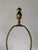 Vintage Neoclassical Style Brass & Leather Column Floor Lamps — A Pair For Sale - Image 12 of 12