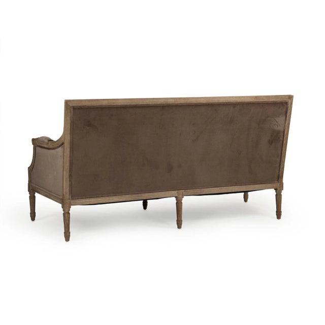 Audley Sofa in Brown For Sale - Image 4 of 6