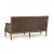 Audley Sofa in Brown For Sale - Image 4 of 6