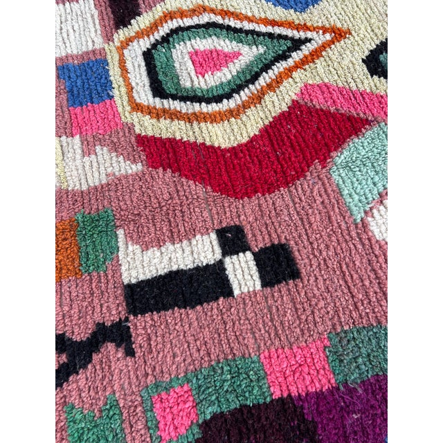 1990s Abstract Geometric Handwoven Wool, 1990s For Sale - Image 5 of 12