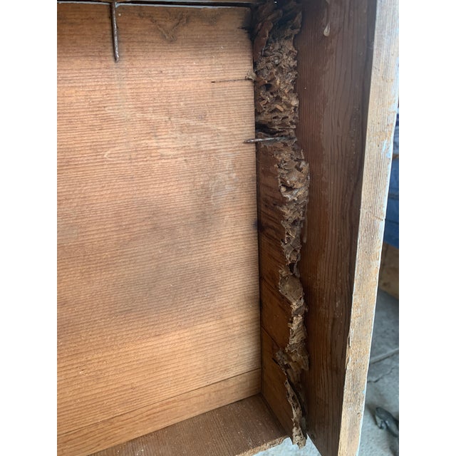 Antique Primitive Screened Pie Safe Painted Jelly Cupboard For Sale - Image 14 of 17