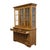 Brown Thomasville Furniture / Huntley Homecoming Collection Solid Oak Rustic Country Style 58" Buffet W. Lighted Display China Cabinet 43821-120 / 43821-320 For Sale - Image 8 of 15