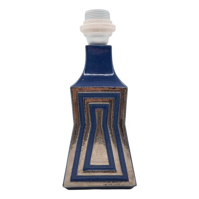 Ego Stoneware Table Lamp by Bruno Karlsson for Ego Stengods, Sweden, 1970s For Sale