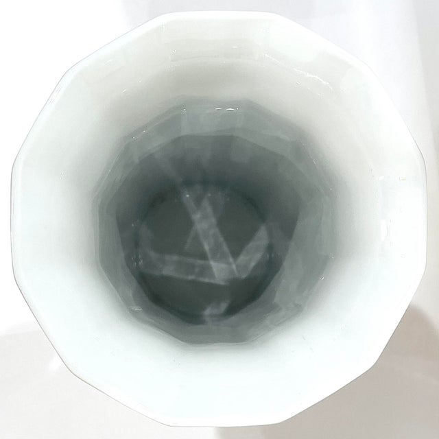 Rare 1980's Rosenthal Studio Line Gold Striped Vase and Bonbonniere by Tapio Wirkala For Sale - Image 6 of 13