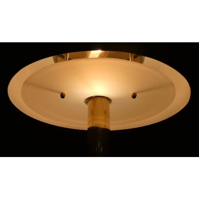 Mid-Century Modern Brass Dome Table Lamp by Robert Sonneman and George Kovacs for Laurel, 1980s For Sale - Image 3 of 5
