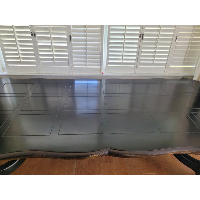 Spanish Designer Wood Dining Room Table For Sale - Image 9 of 12