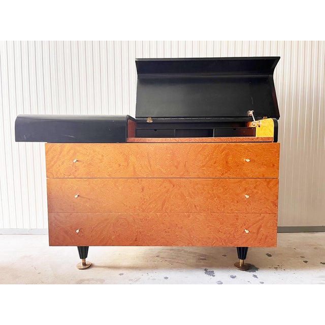 Triptych Dresser and Bedside Tables by Pierre Cardin, 1970s, Set of 3 For Sale - Image 16 of 17