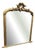 Large Antique 19th Century English Top Gilt Overmantle Mirror For Sale