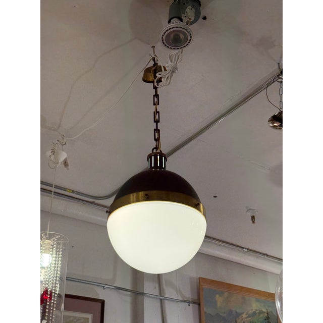 Thomas O’Brien for Visual Comfort Hicks Globe Pendant Light For Sale - Image 9 of 12