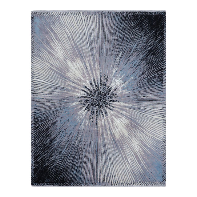 Rug & Kilim’s Modern Abstract Rug With Geometric Patterns “Zarmix” For Sale