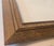 Primitive Wood and Burlap Trompe Picture Frame For Sale - Image 14 of 16