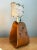 Vintage Mid-Century Modern Wood and Metal Stirrup Table Lamp For Sale - Image 11 of 12