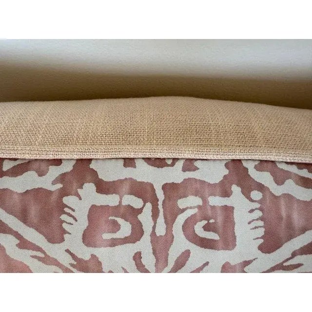 Baroque Pillows by Melissa Levinson, Fortuny-Style Cotton, Italy For Sale - Image 4 of 8