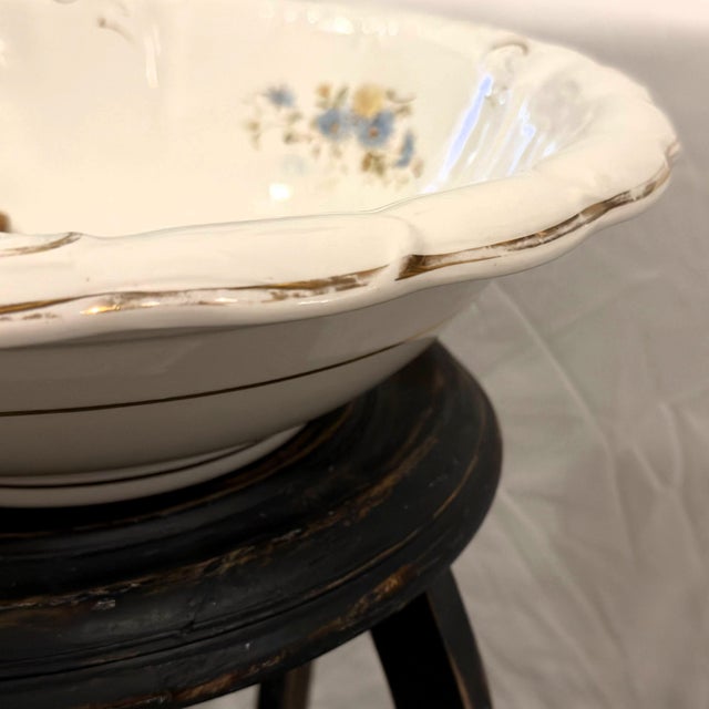 Own a piece of late 19th-century Victorian Sanitaryware history with this authentic Johnson Bros of England wash basin...