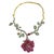 Bochic "Orient" Vintage Ruby & Multi Gem Flower Necklace Set In 18K Gold & Silver For Sale - Image 15 of 18