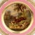 Beaux-Arts Antique 19th Century Pink Border Hand Painted Paris Porcelain Plate With Deer Hunt and Dog Scene For Sale - Image 3 of 12
