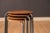 Mid-Century Modern Danish Modern Round Teak Stacking Dot Stool End Table For Sale - Image 3 of 17