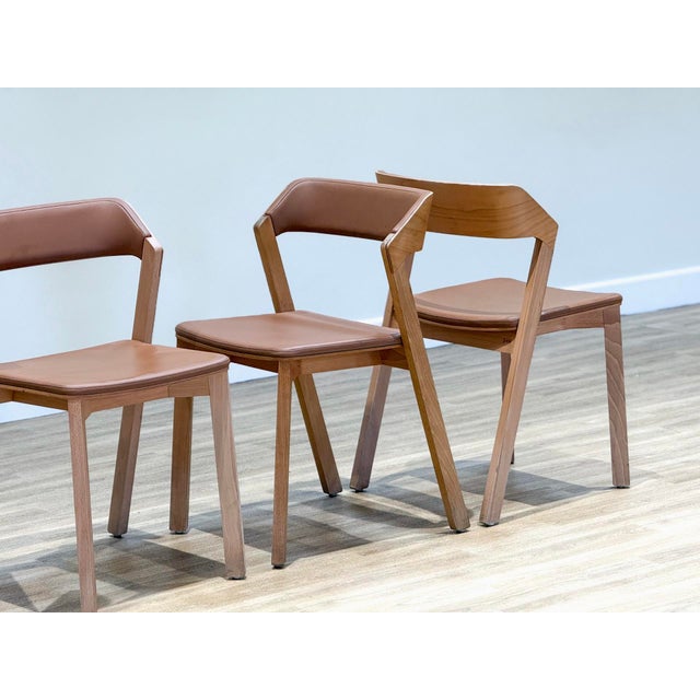 1980s Vintage Merano Chairs in Beech by Alexander Gufler for Ton, 1980s, Set of 4 For Sale - Image 5 of 11