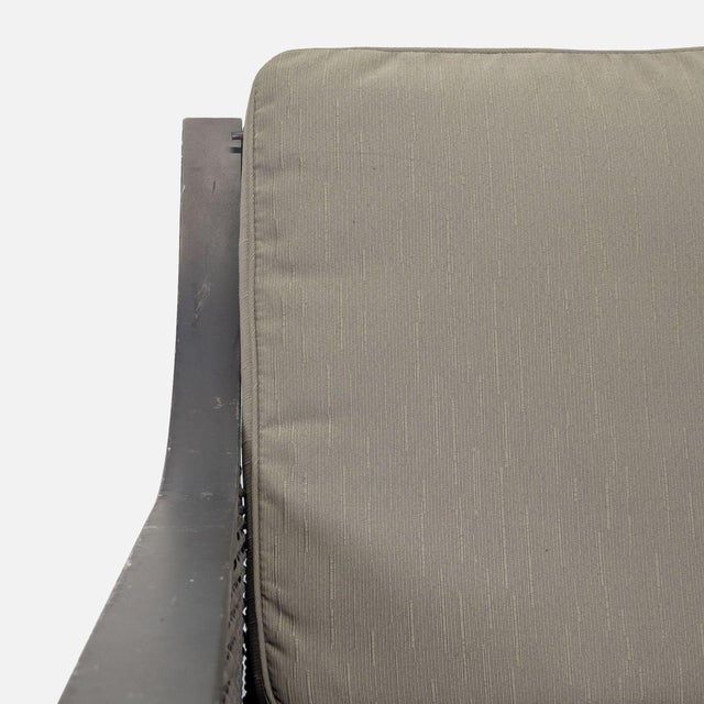 Outdoor All Weather Wicker Loveseat With Cushions For Sale - Image 9 of 9