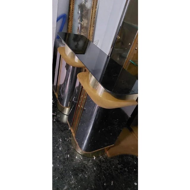 Mid-Century Modern Mobile Bar, 1970s, Set of 3 For Sale - Image 3 of 13