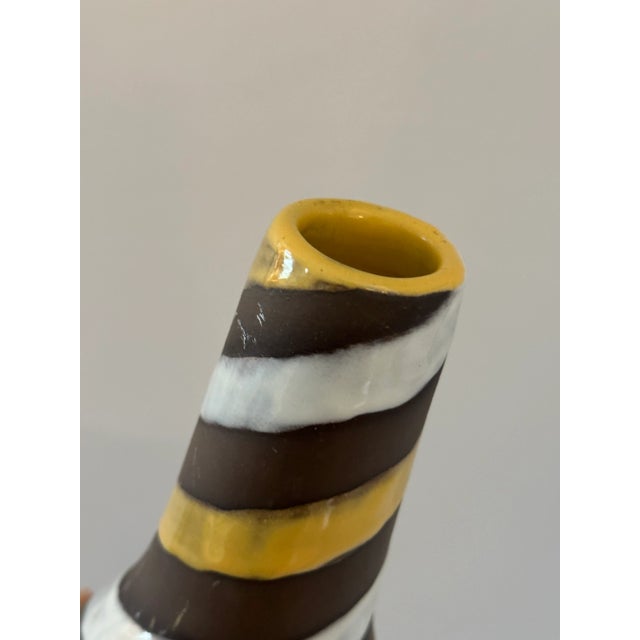 1940s 1940's Ingrid Atterberg for Upsala-Ekeby "Spiral" Vase For Sale - Image 5 of 6