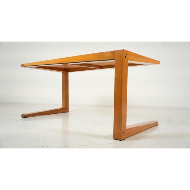 Mid-Century Desk and Matching Chair attributed to Massimo Scolari for Giorgetti, Italy, 1990s, Set of 2 For Sale - Image 11 of 17
