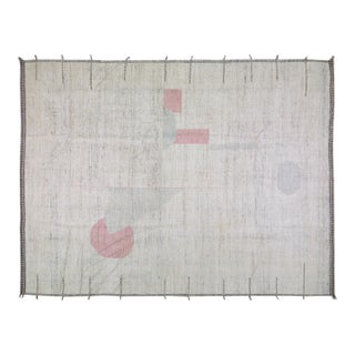 1960s New Moroccan Porfessional Hand Knotted Wool Rug, 10' X 14' For Sale