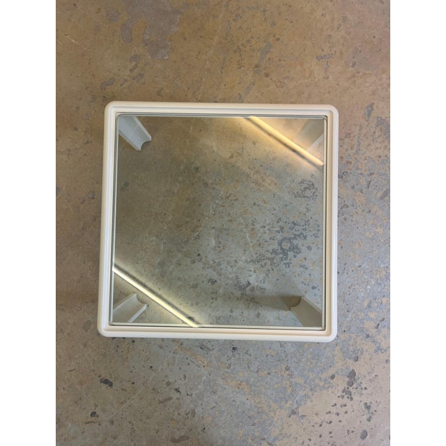 Square Coffee Table in White Glass by Peter Ghyczy for Horn Collection For Sale - Image 5 of 11