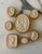 Collection of 7 early 19th century Italian Grand Tour plaster intaglio impressions This is group #7 of other intaglios I...
