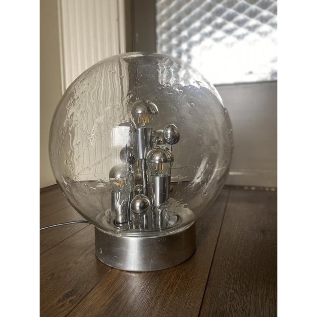 Vintage Space Age Sputnik Globe Table Lamp from Doria Leuchten, 1970s For Sale - Image 17 of 17